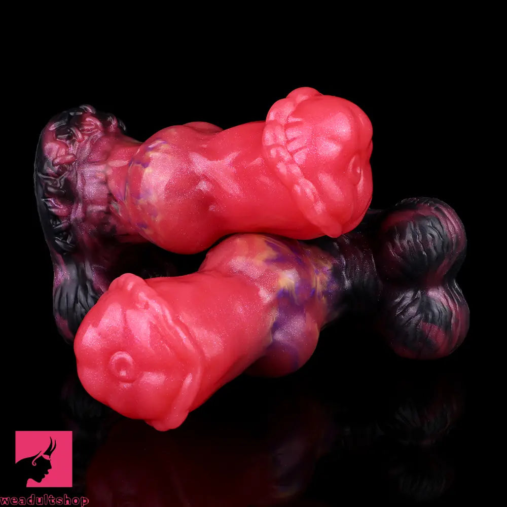 5.43in Horse Knot Silicone Fantasy Dildo For G Spot Sex Anal Toy Play