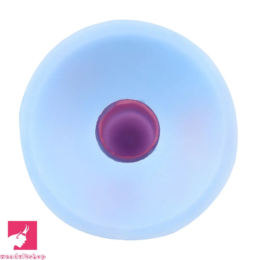 8.14in Squeeze Inflatable Alien Penis Big Fantasy Silicone Dildo For Clit