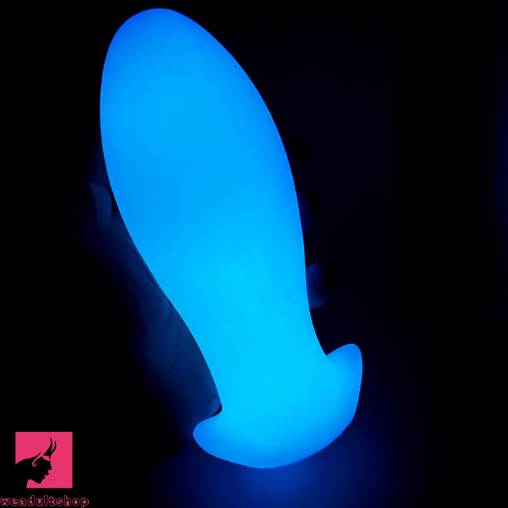 4.52in-8.66in Luminous Soft Luminous Glowing Dildo Prostate Anal Plug
