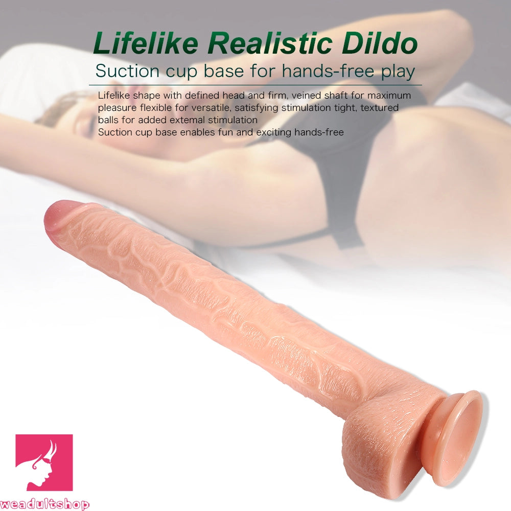 17in Super Long Huge Dildo Unisex Gode Dildo Clitoral Stimulator Phallus