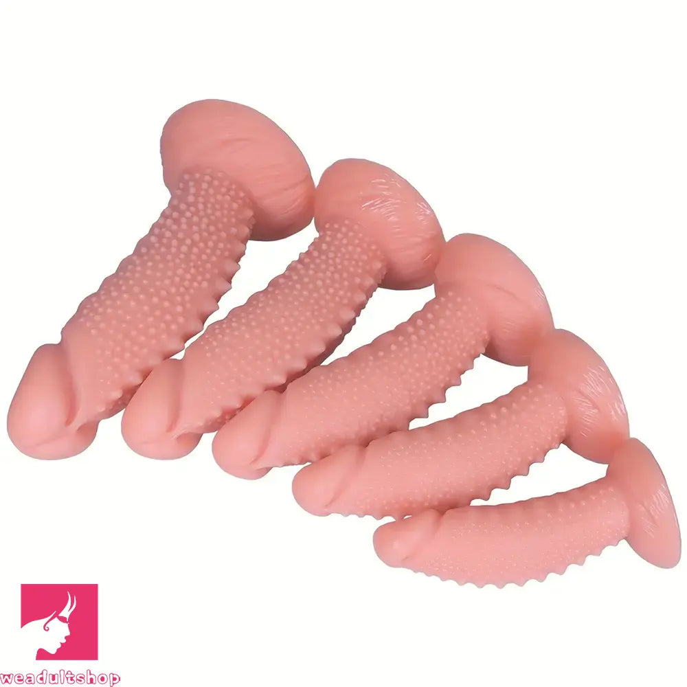 7.08in 8.66in 10.23in 11.81in 13.38in PVC Monster Large Barbed Particles Dildo