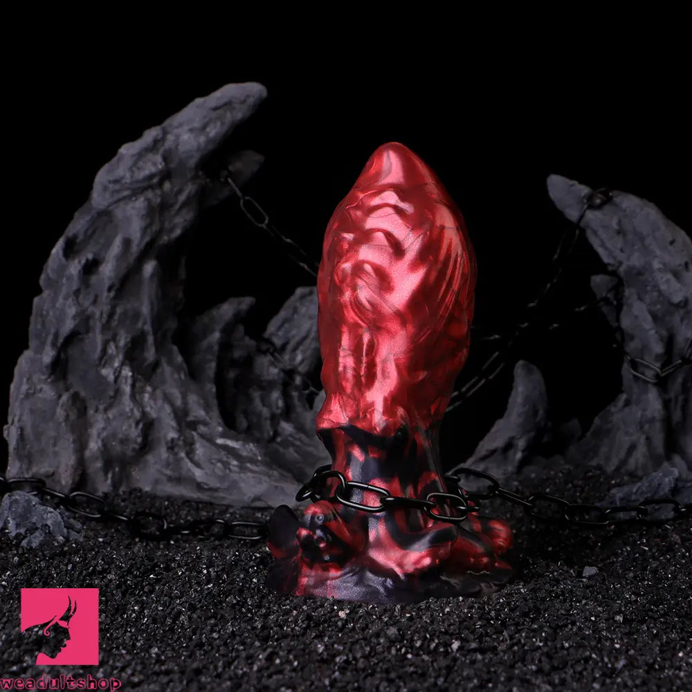 5.83in Monster Fantasy Silicone Soft Dildo Male Masturbator Anal Plug