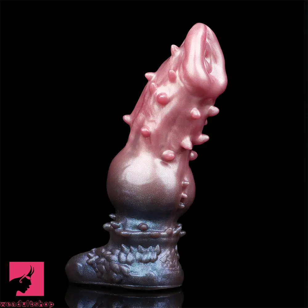 7.48in Spiked Fantasy Penis Sleeve With Cock Ring Dildo For Intimation