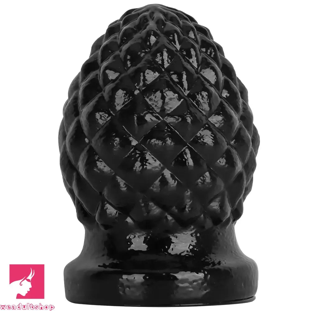 2.95in 4.52in Newbie Black PVC Cock Suction Cup Mini Anal Plug Dildo