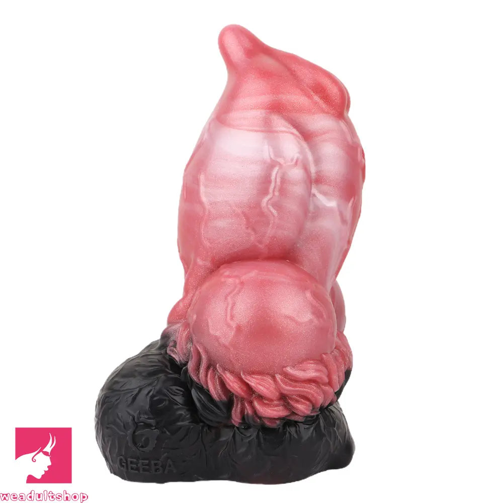 6.88in Dog Knot Dildo Male Masturbator Silicone Soft Fantasy Odd Penis