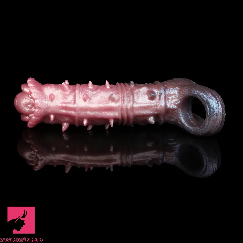 7.48in Spiked Horse Cock Sleeve Dildo Fantasy Penis Extender Cock