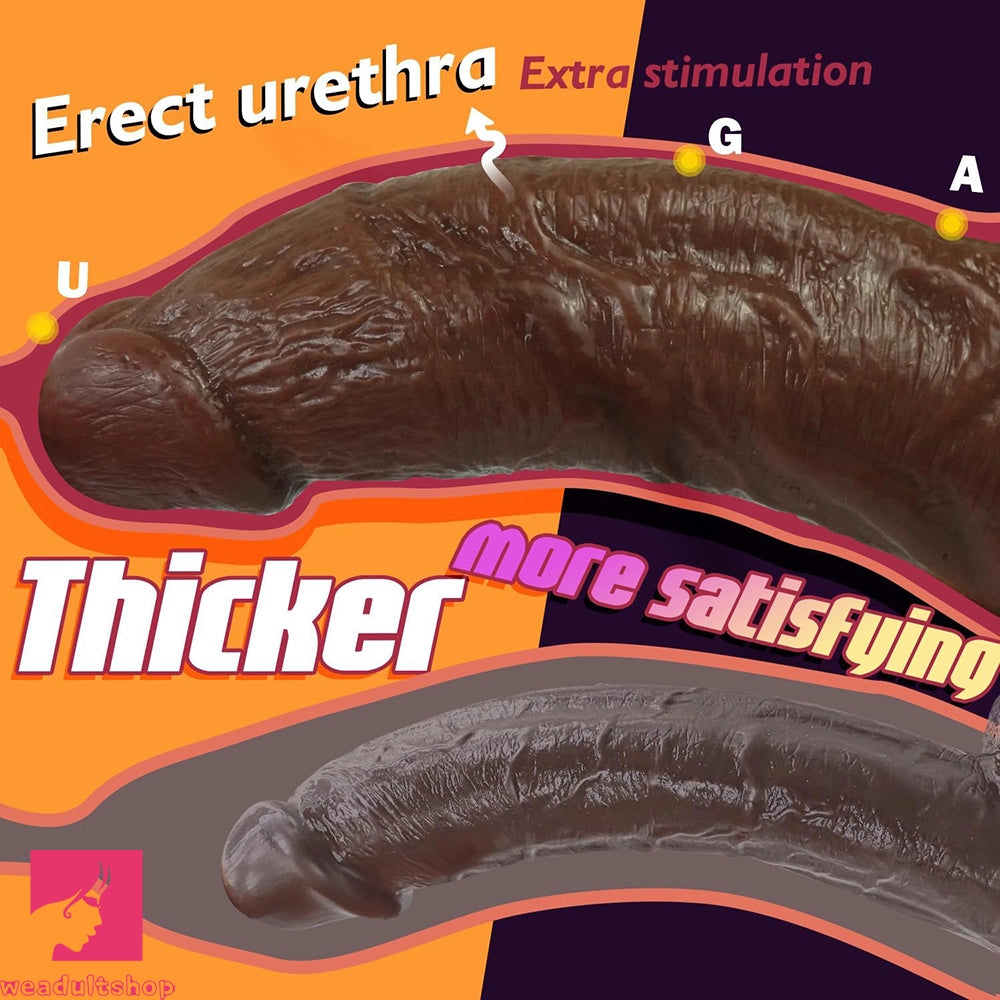 7.87in PVC Lifelike Dildo With Suction Cup Anal Sex Toy For Vaginal Massager