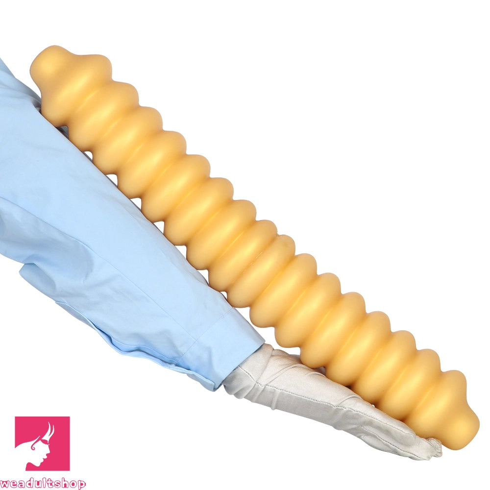 19.68in Silicone Long Large Double Head Threaded Fat Anal Plug Cock Dildo