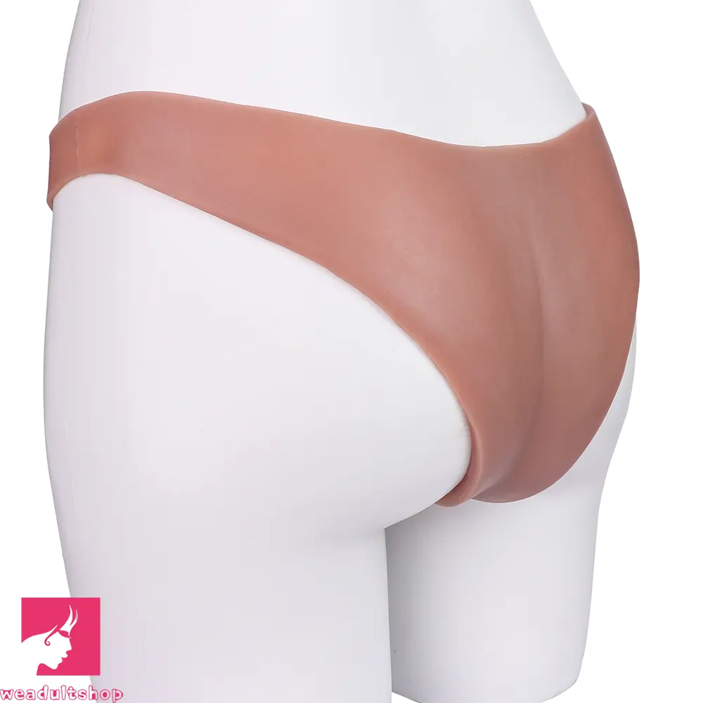 7.48in Hollow Penis Dildo Sleeve Silicone Soft Pants For Cock Simulation