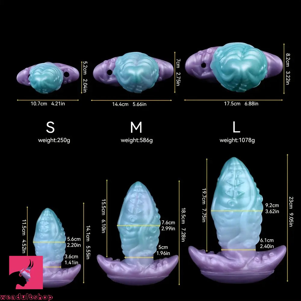 5.55in 7.28in 9.05in Animal Octopus Tentacle Cock Wearable Strap on Dildo