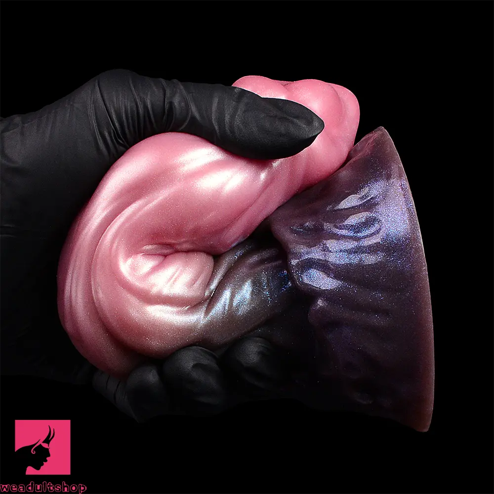 7.71in Dual Density Silicone Odd Dildo Adult Masturbation Pleasure Cock