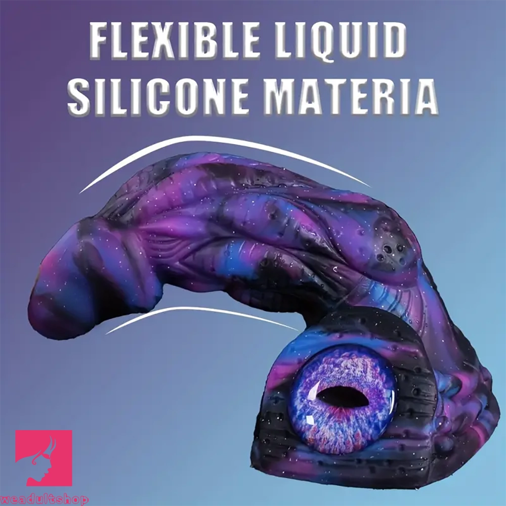 8.58in 9.2in 11in Silicone Fantasy Creature Big Dildo With Real Double Eyes