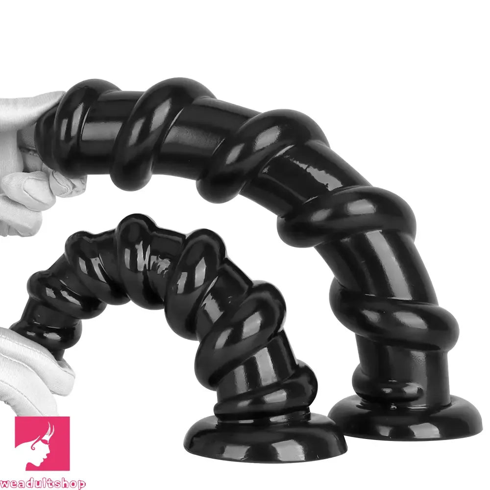 11.02in 13.18in Spiral PVC Big Anal Plug Dildo Adult Sex Toy For Sex Love
