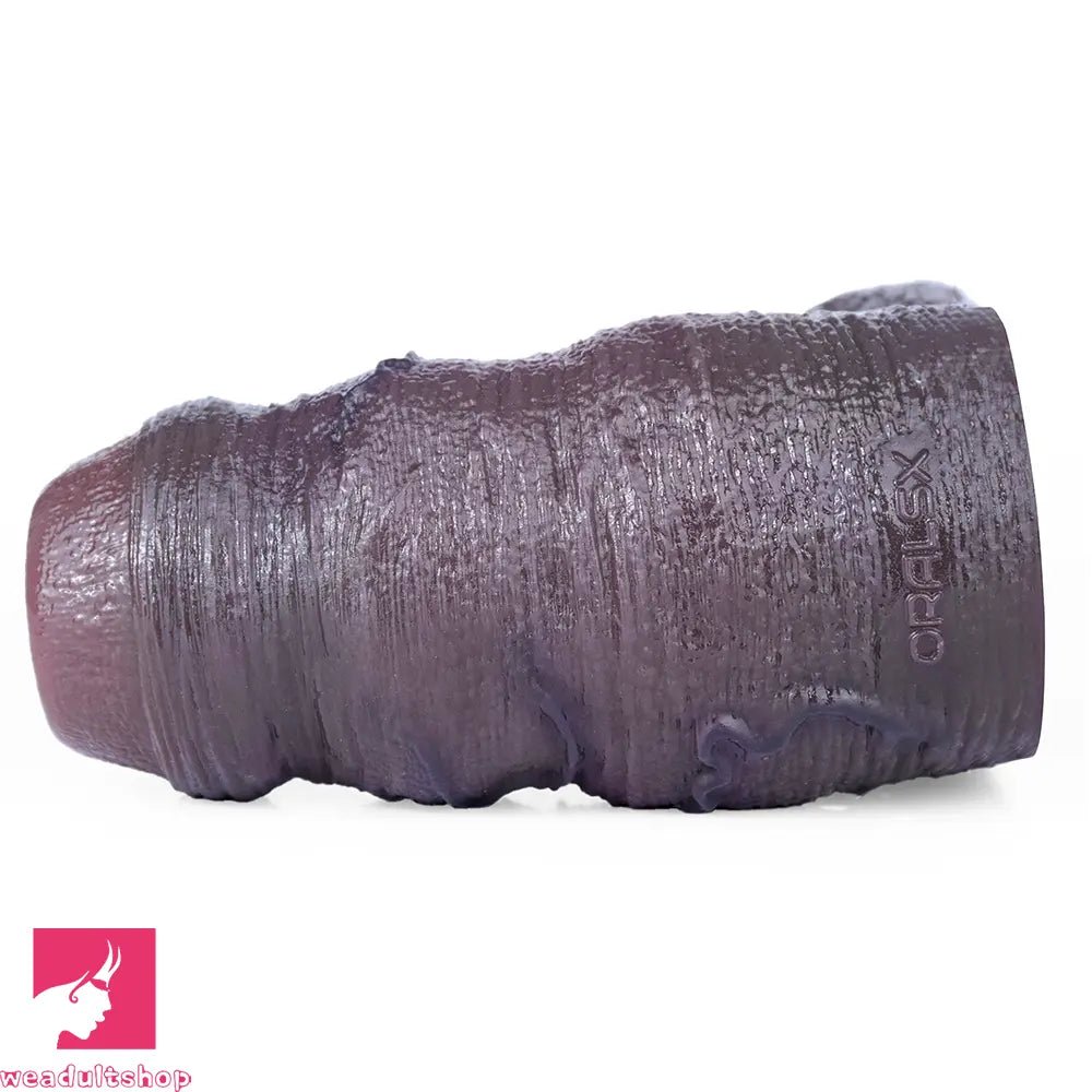 4.05in 4.8in 5.39in Platinum Silicone Penis Dildo Sleeve Male Wearable Toy