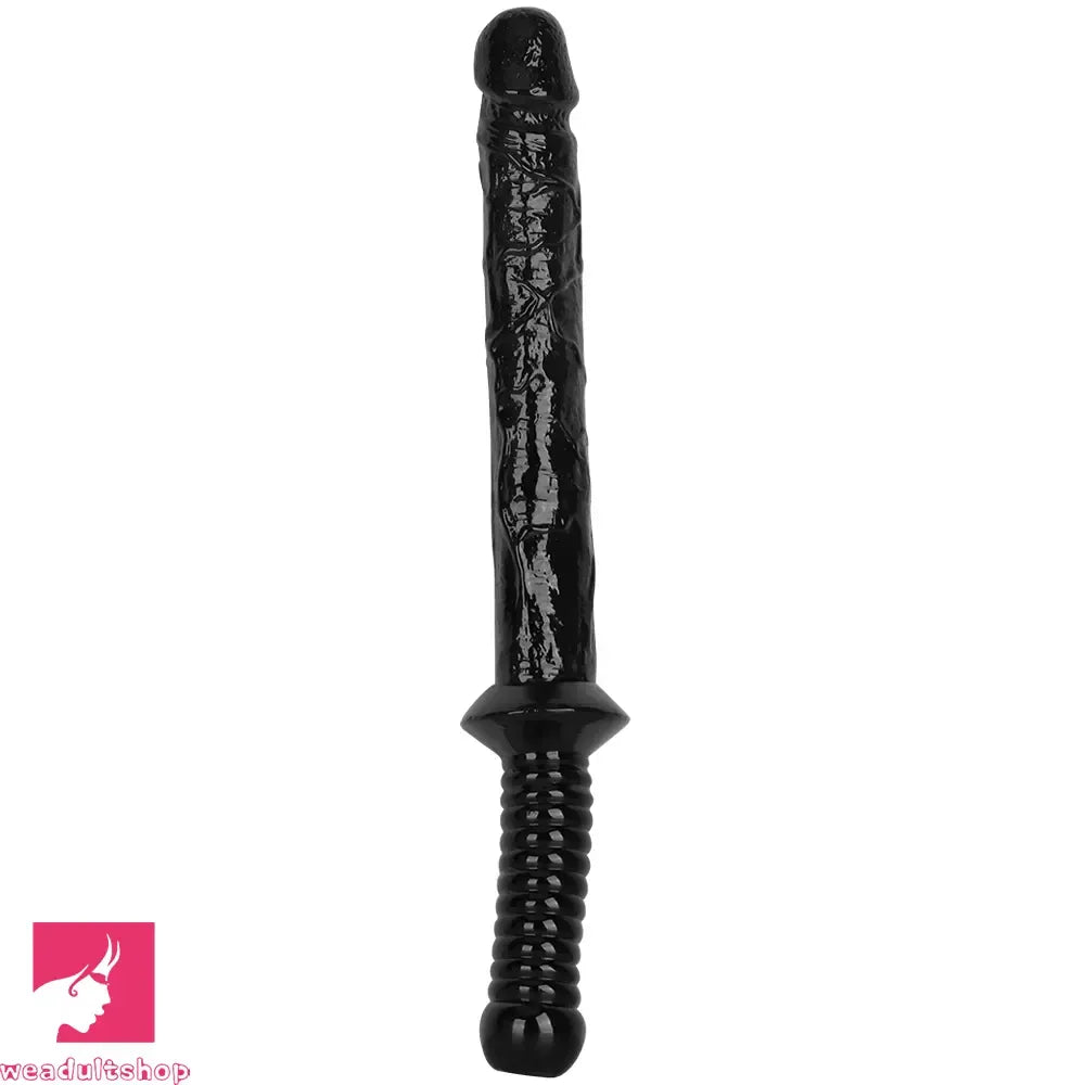 12.6in 15.15in Big PVC Sword Dildo With handle Anal Masturbator Sex