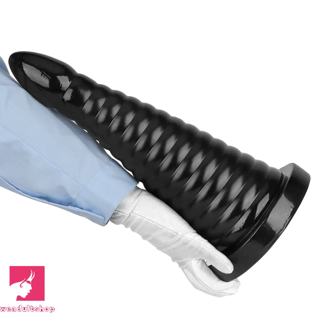 10.23in 14.56in Large Thread PVC Pagoda Thick Large Anal Plug Cock Dildo
