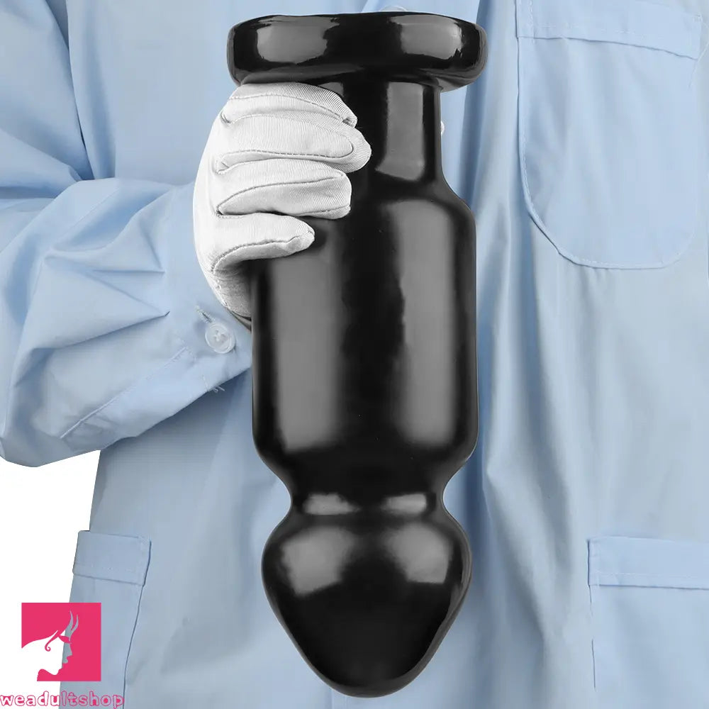 7.87in 11.22in Big Black Large PVC Anal Plug Dildo For Anal Expansion Love