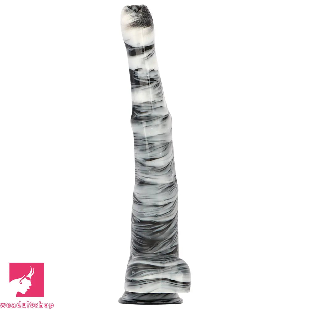 18.9in Mixed Color Big Alternative Animal Super Long Horse Cock Dildo