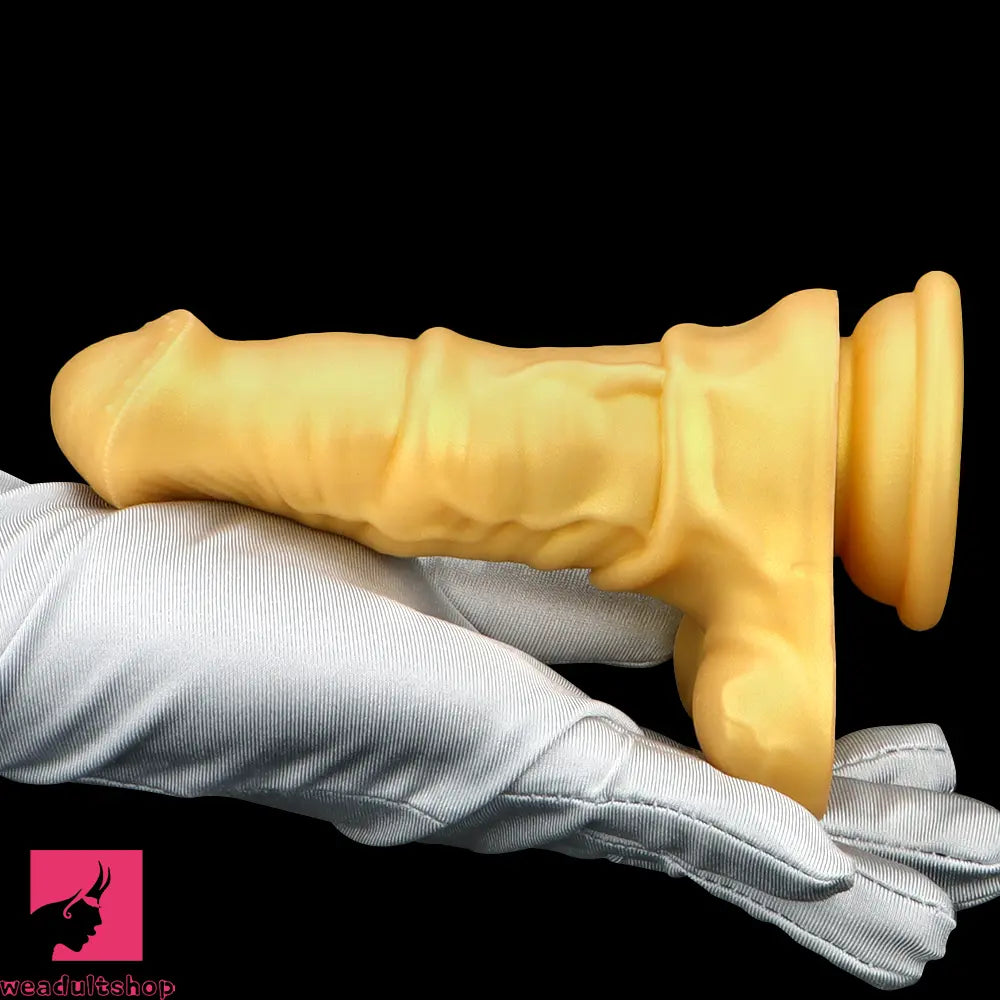 6.3in Small Horse Penis Orgasm Masturbator Silicone Soft Female Dildo