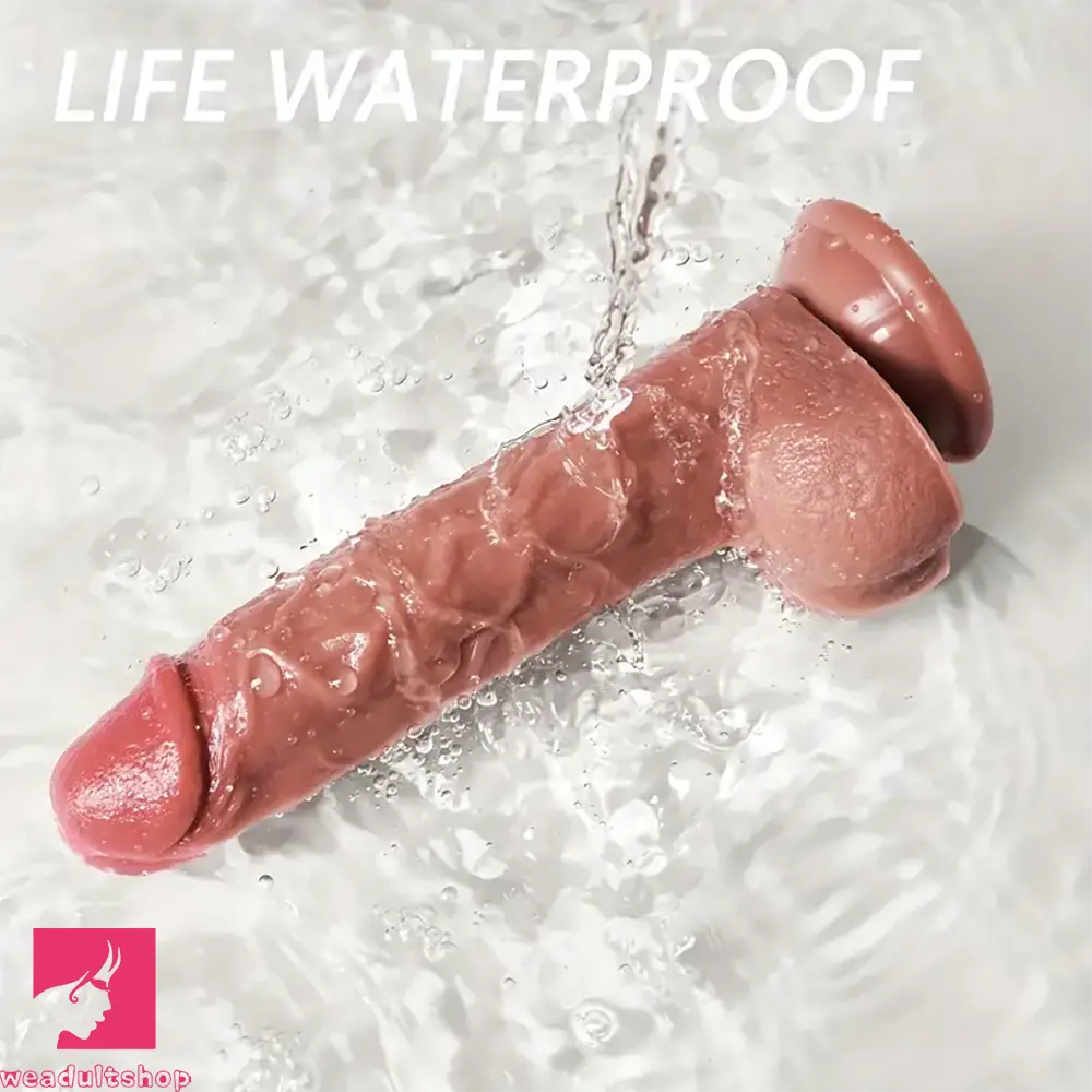 7.8in Soft Silicone Real Dildo For Hands Free Adult Toy Women Love