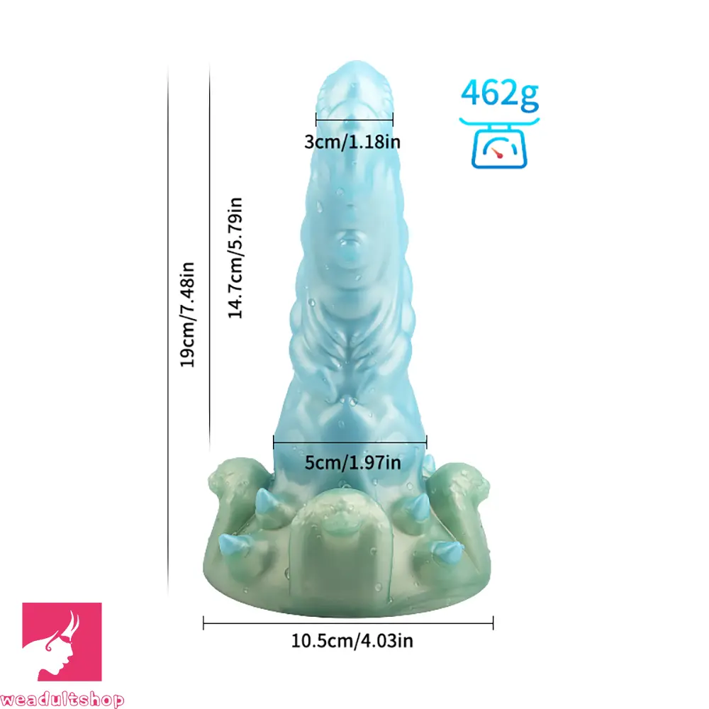 7.48in Fantasy Silicone Monster Cock Soft Dildo Adult Sex Toy Cock Love