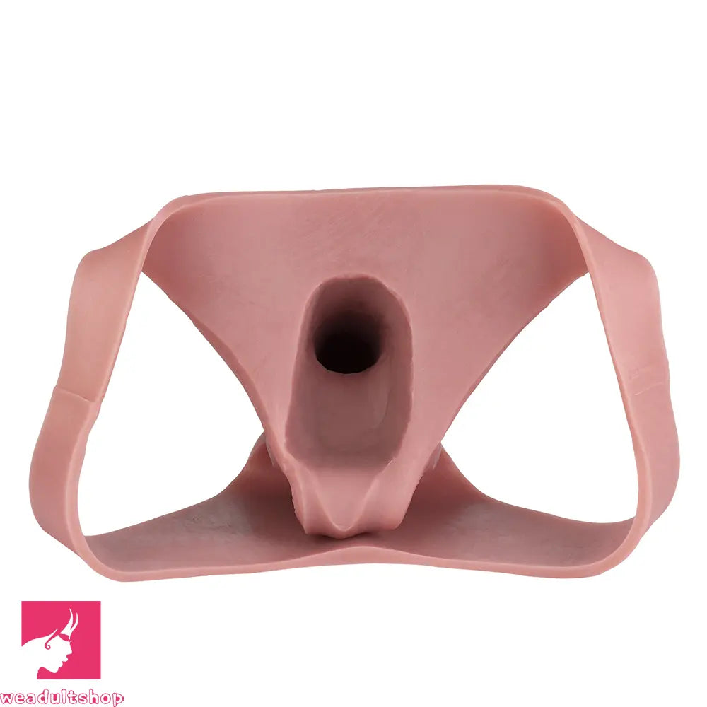 8.46in Silicone Big Strapon Hollow Dildo With Glans Penis Cock Toy