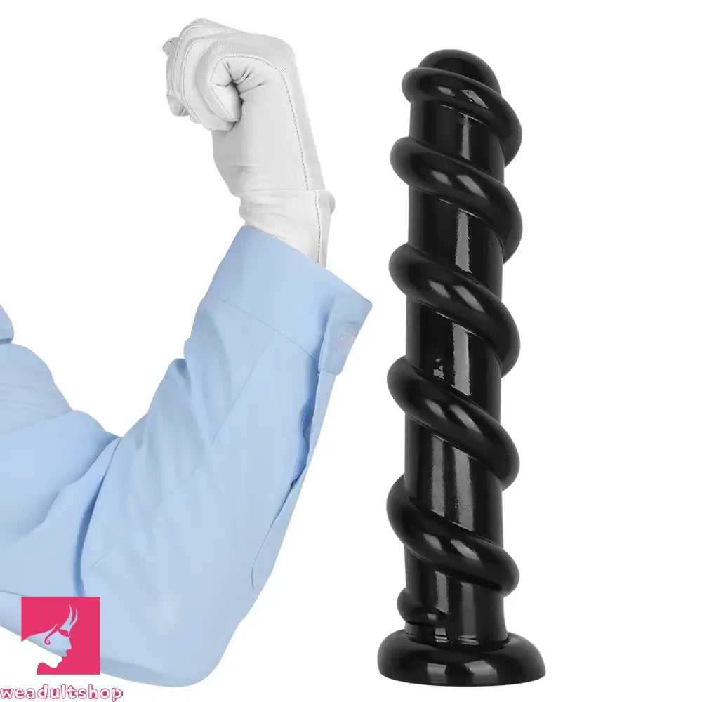 11.02in 13.18in Spiral PVC Big Anal Plug Dildo Adult Sex Toy For Sex Love