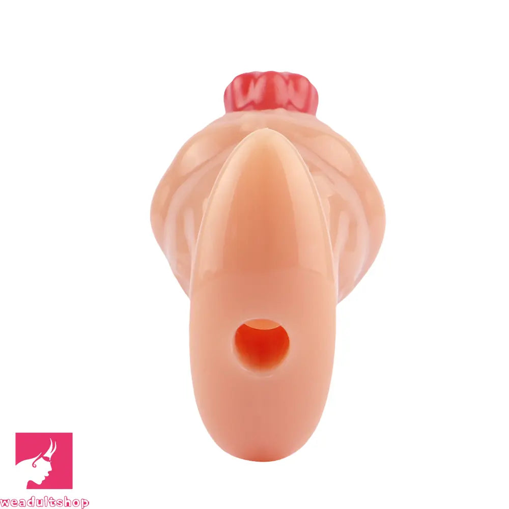4.01in Fox Tail Wear Anchor Silicone Dildo Butt Plug For BDSM Role Sex