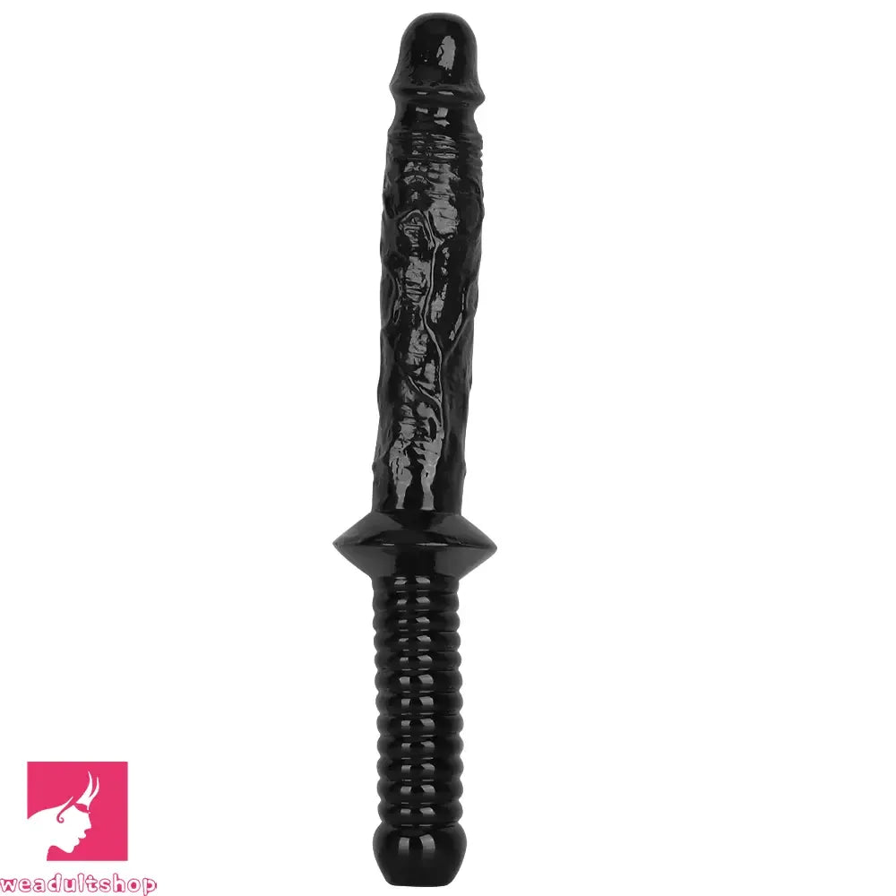 12.6in 15.15in Big PVC Sword Dildo With handle Anal Masturbator Sex