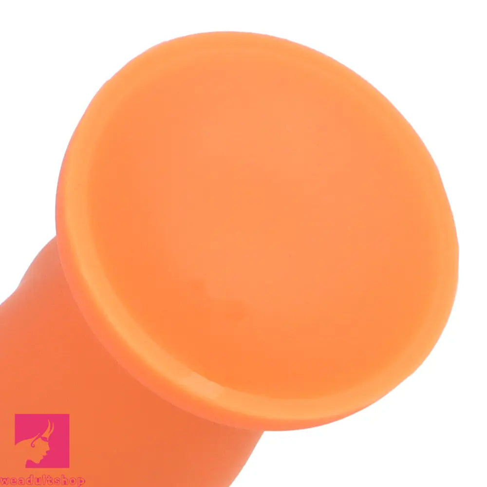 7.67in Liquid Silicone Thick Soft Dolphin Animal Dildo For Cock Orgasm