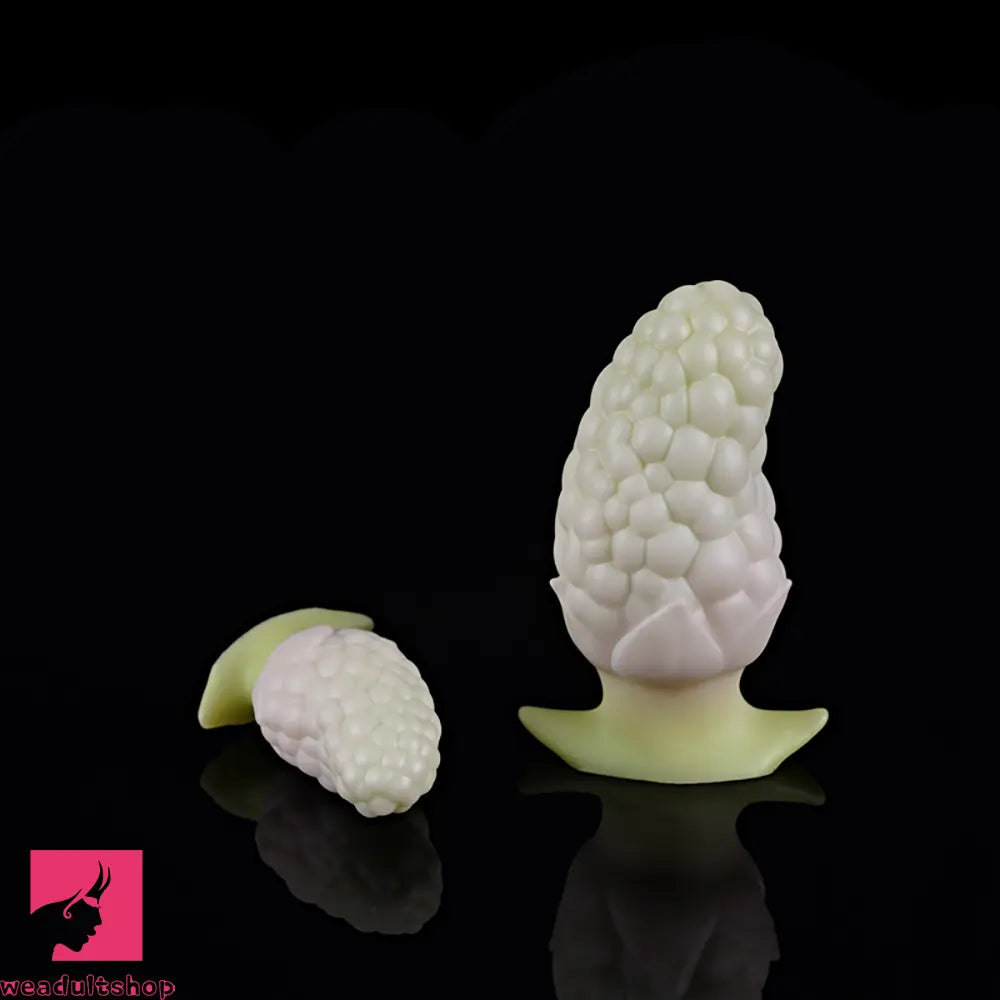 3.7in 5.43in Strawberry Design Small Silicone Soft Butt Plug Anal Dildo