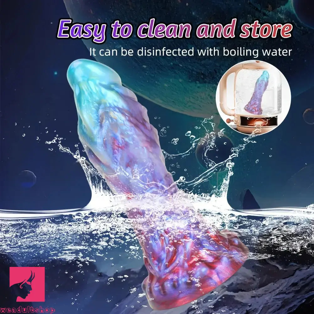 8.07in 9.17in 10.7in Silicone Fantasy Creature Capricorn Odd Monster Dildo