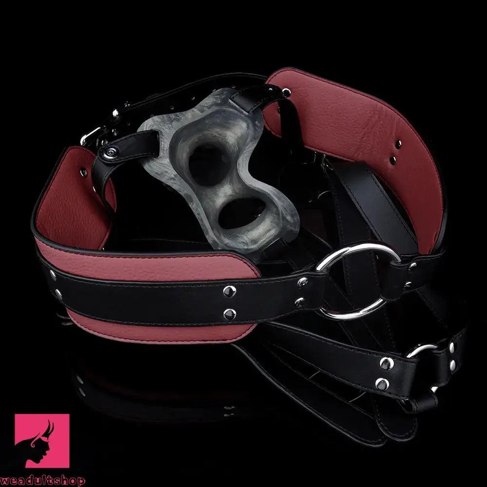 6.85in Monster Knot Strap on Hollow Silicone Dildo Sleeve For Adult Love