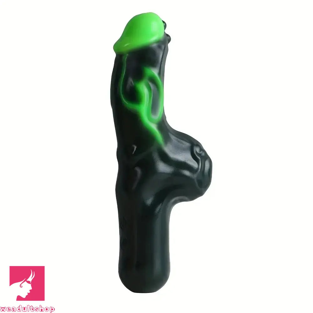 7.64in Odd Spiked Sword Dildo With Handle Silicone Female Male Sex Toy