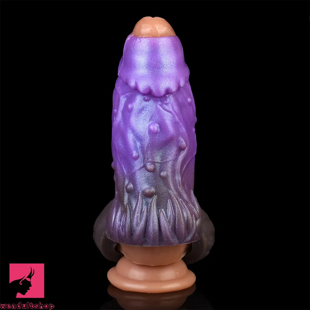 5.78in Beast Creature Fantasy Hollow Dildo Sleeve For Cock Enlargement
