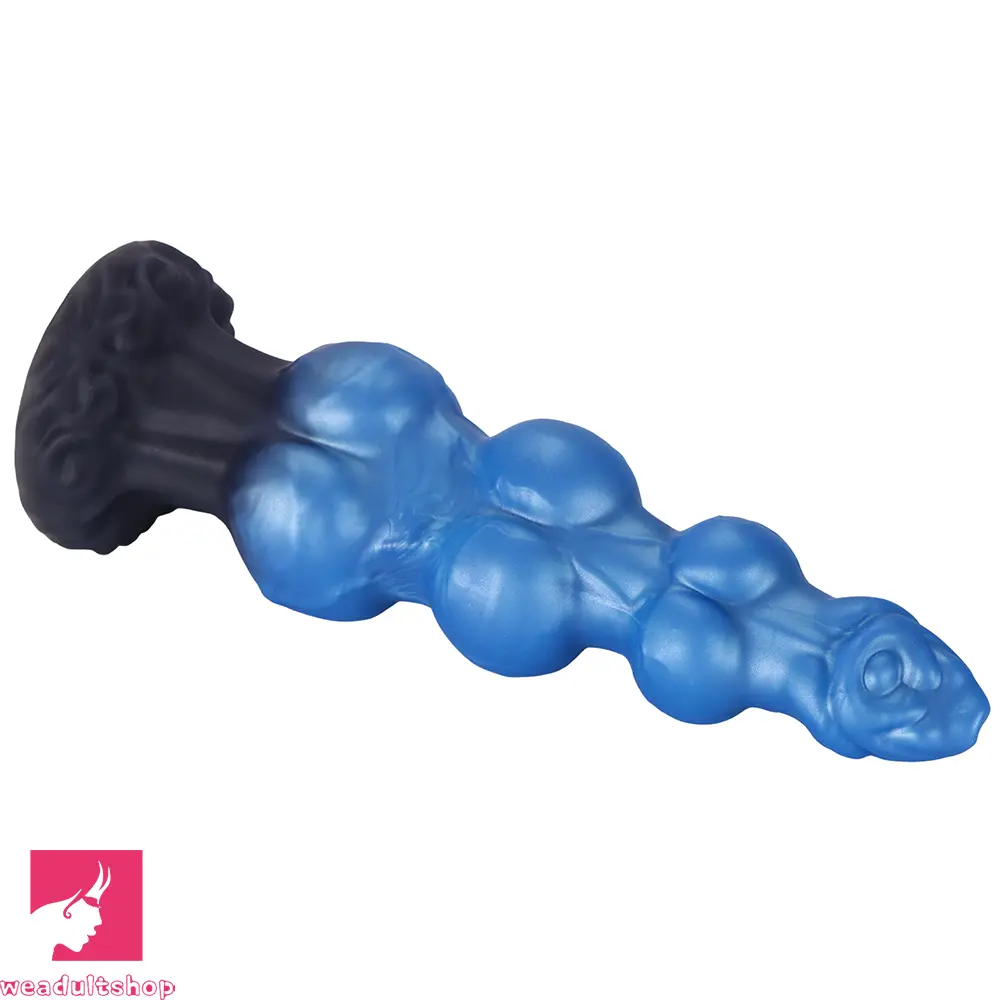 7.48in 8.66in 10.43in Knot Silicone Fantasy Animal Dildo G spot Anal Dilator
