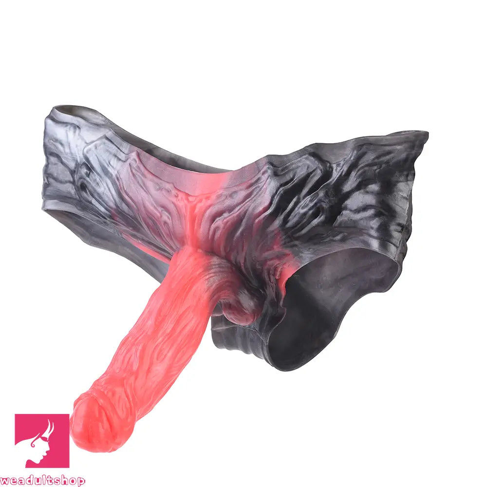 7.75in Odd Hollow Dildo Pants For Gay Men Penis Lengthening Sex Toy