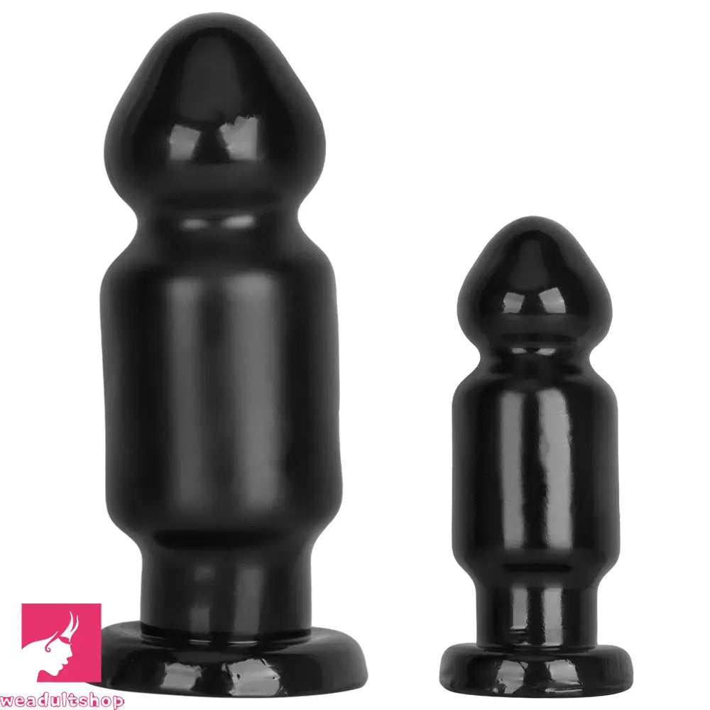 7.87in 11.22in Big Black Large PVC Anal Plug Dildo For Anal Expansion Love