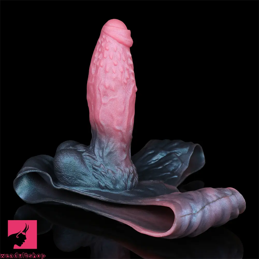 9.37in Spiked Monster Hollow Dildo Harness Pants Strap on Big Sex Toy