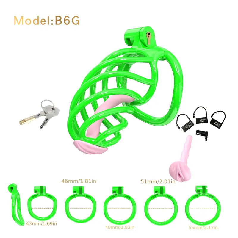 Chastity Cage Plastic Utheral Lock Cobra CB Chastity Lock For Single Parties