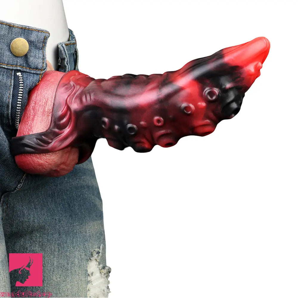 6.22in 7.01in 7.95in Tentacle Animal Penis Soft Dildo Sleeve Penis Extender