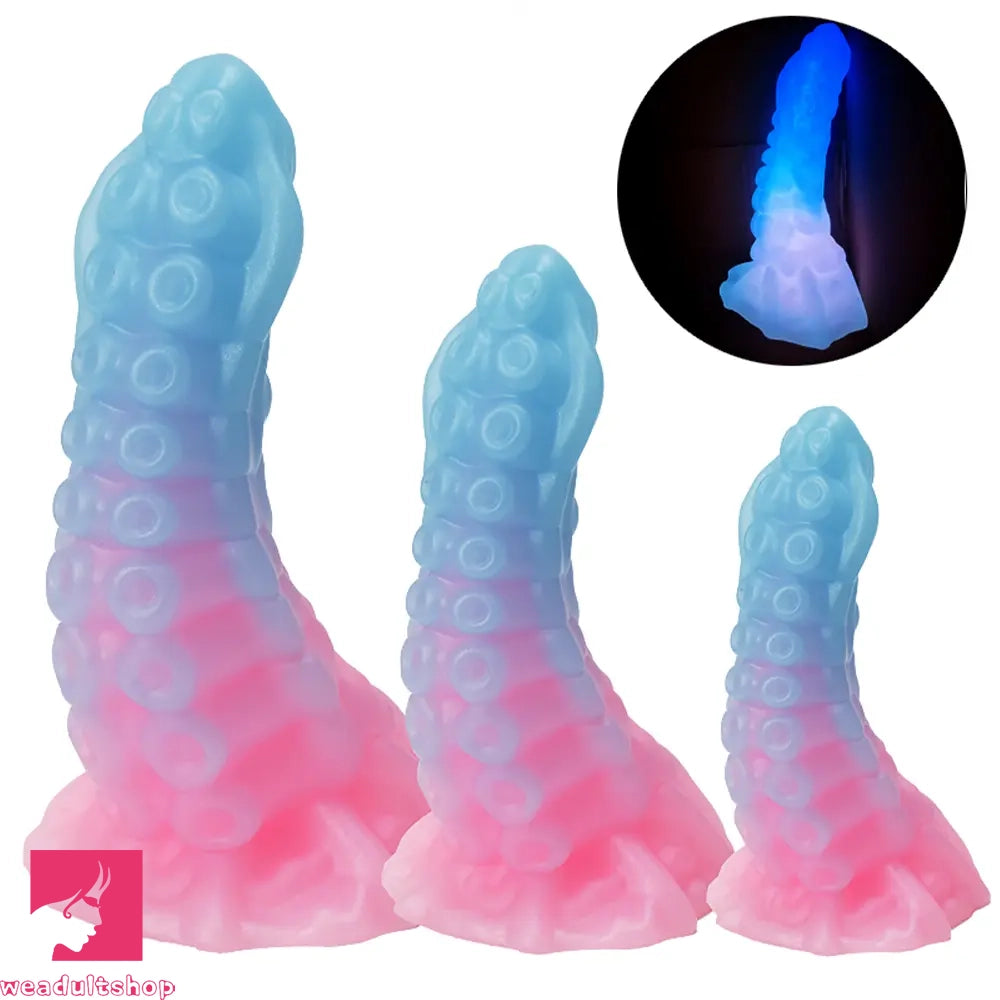 5.9in 6.69in 8.66in Big Animal Tentacle Silicone Soft Dildo For Prostate