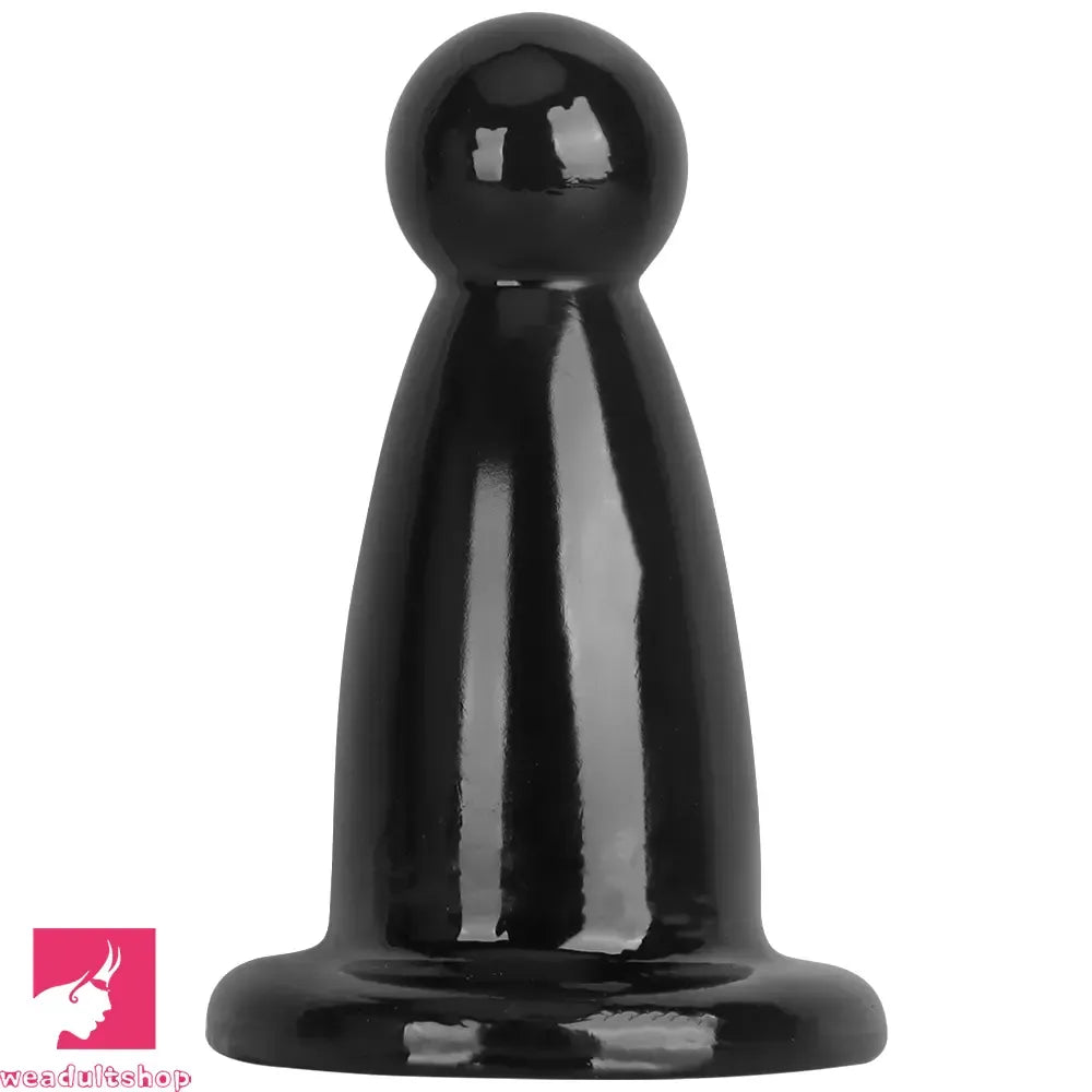5.7in 7.87in Black PVC Thick Butt Plug Dildo For Women Sexual Adult Cock