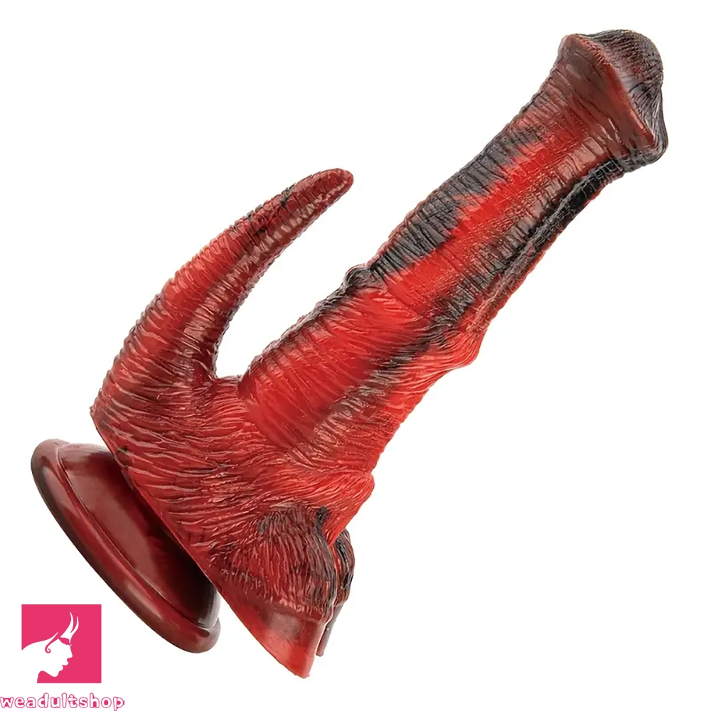8.07in Realistic Monster-Shaped Silicone Horse Cock Soft Cock Dildo