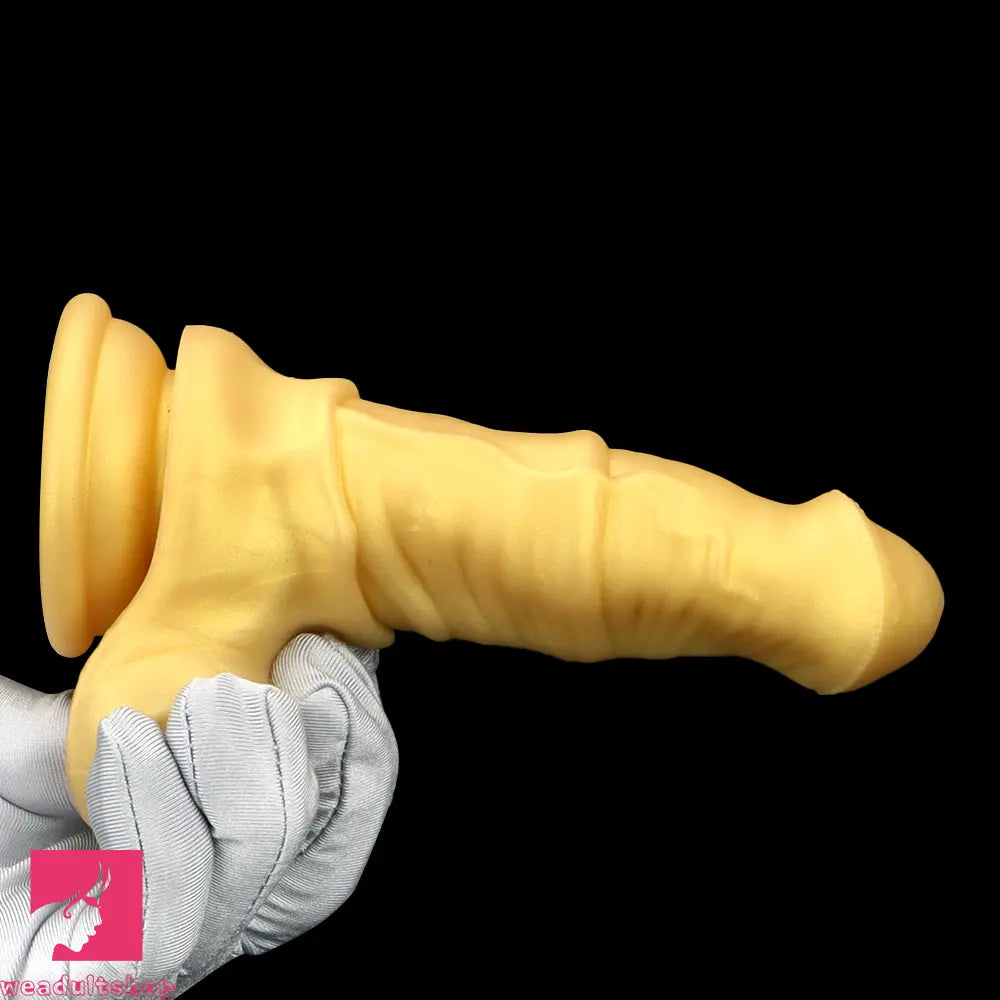 6.3in Small Horse Penis Orgasm Masturbator Silicone Soft Female Dildo