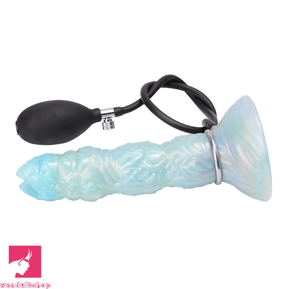 8.42in Adult Masturbation Cock Odd Ovipositor Egg Laying Inflatable Dildo