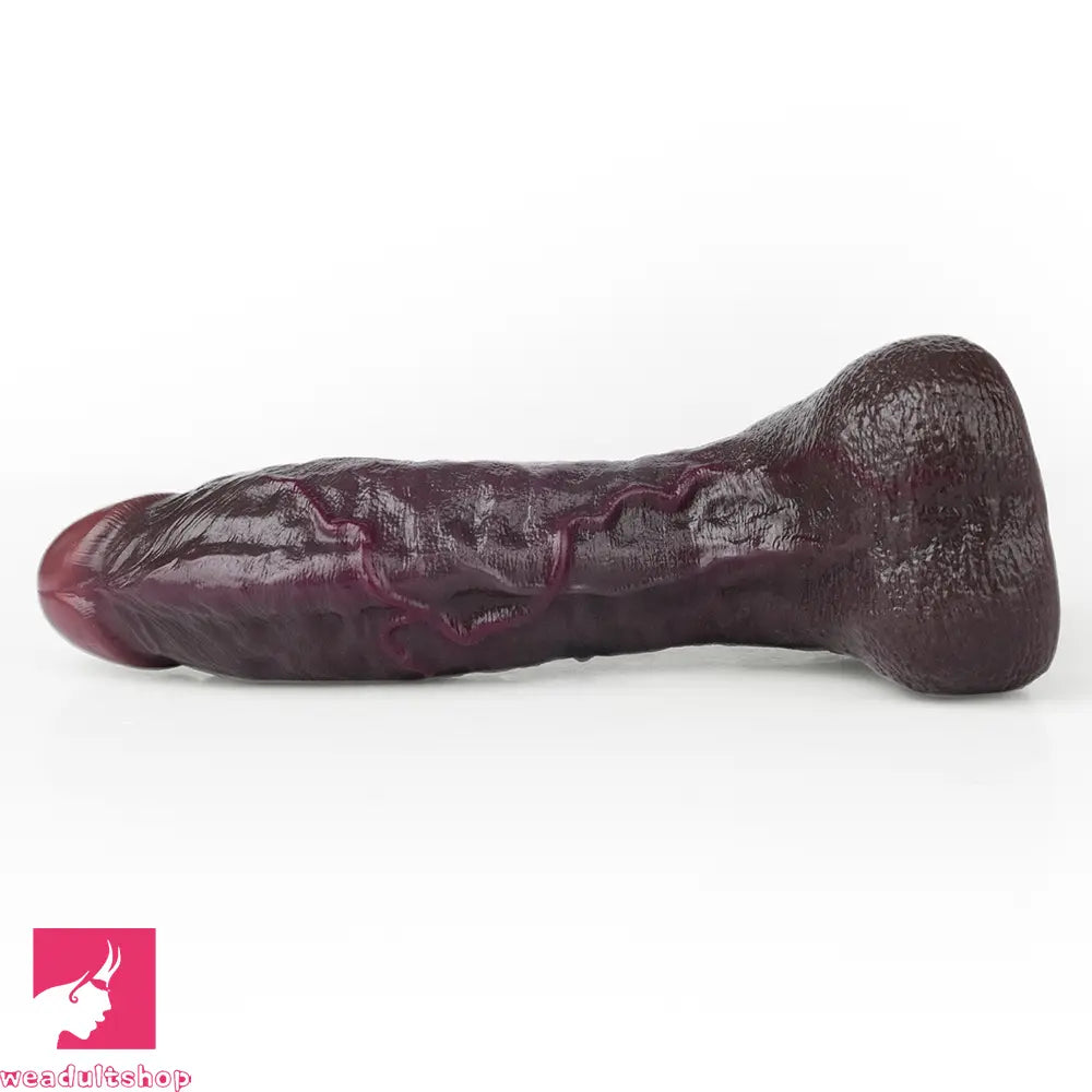 8.34in Real Curved Dual Density Silicone Soft Dildo Pleasure Couple Anal Play