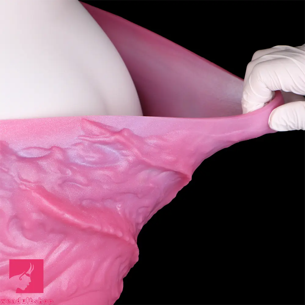 9.05in Hollow Spiked Uncut Strap on Dildo Silicone Dildo For Anus Cock