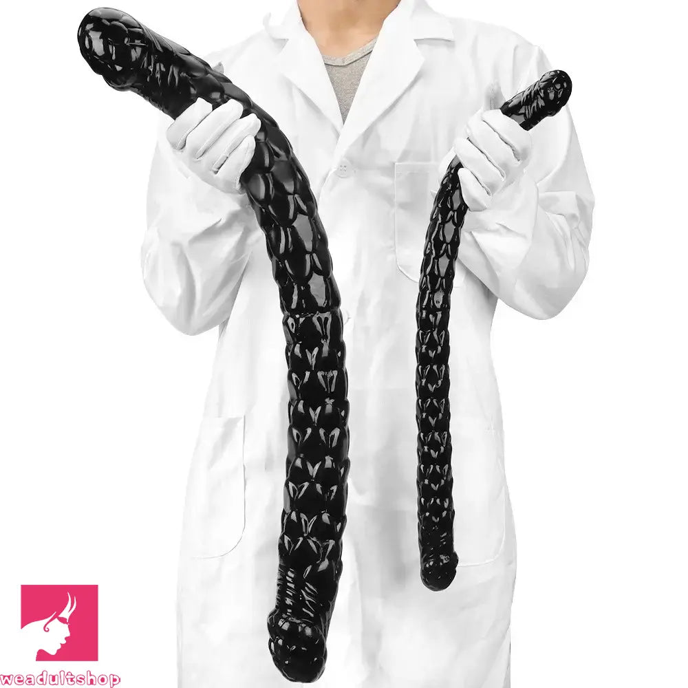 20.47in 27.55in Double-Headed Extra Long Fish Scale Huge Dildo For Sex