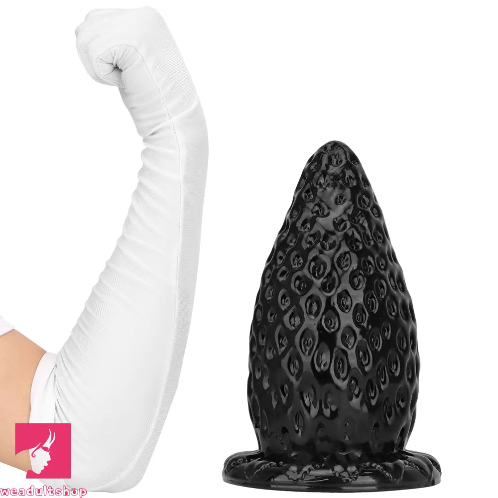5.9in 8.07in 9.84in Super Thick Strawberry Penis Anal Plug PVC Dildo